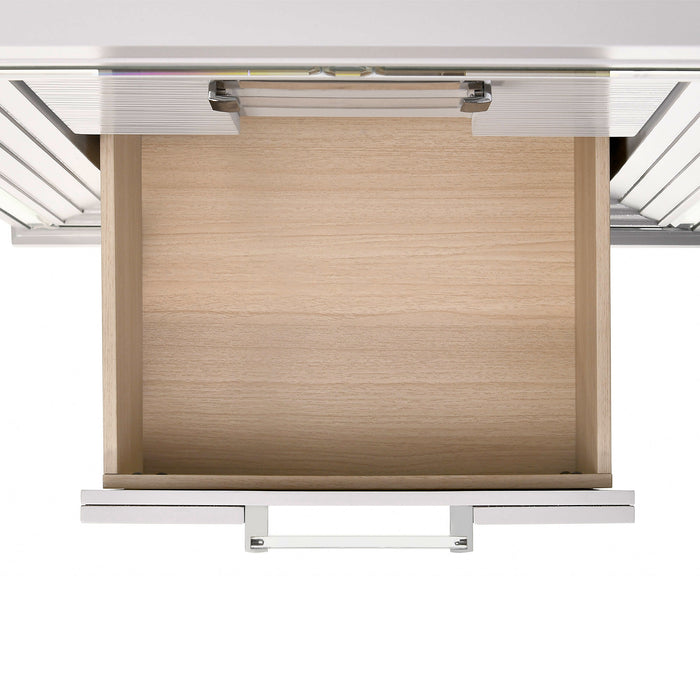 Twenty Nine Dressing Set w/LED & USB Plug White - In Home Furniture (San Antonio, TX)