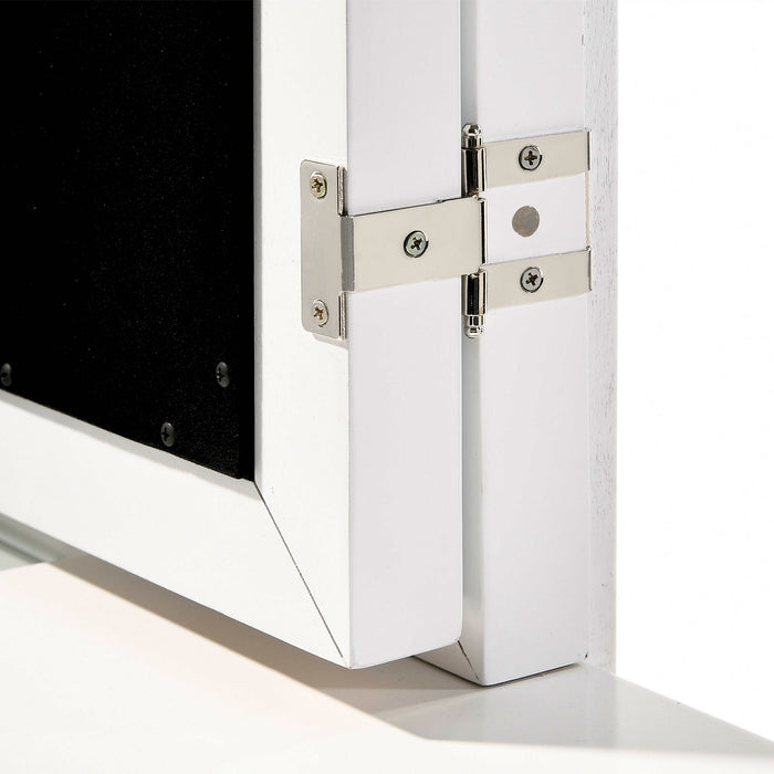 Twenty Nine Dressing Set w/LED & USB Plug White - In Home Furniture (San Antonio, TX)