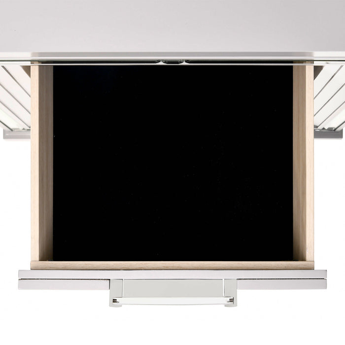 Twenty Nine Dressing Set w/LED & USB Plug White - In Home Furniture (San Antonio, TX)