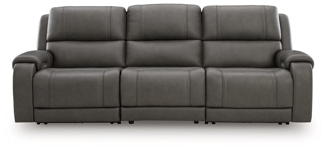 5Z - Pittson Power Sectional Reclining Sofa - In Home Furniture (San Antonio, TX)