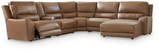 DeepWakes Power Reclining Sectional with Chaise - In Home Furniture (San Antonio, TX)