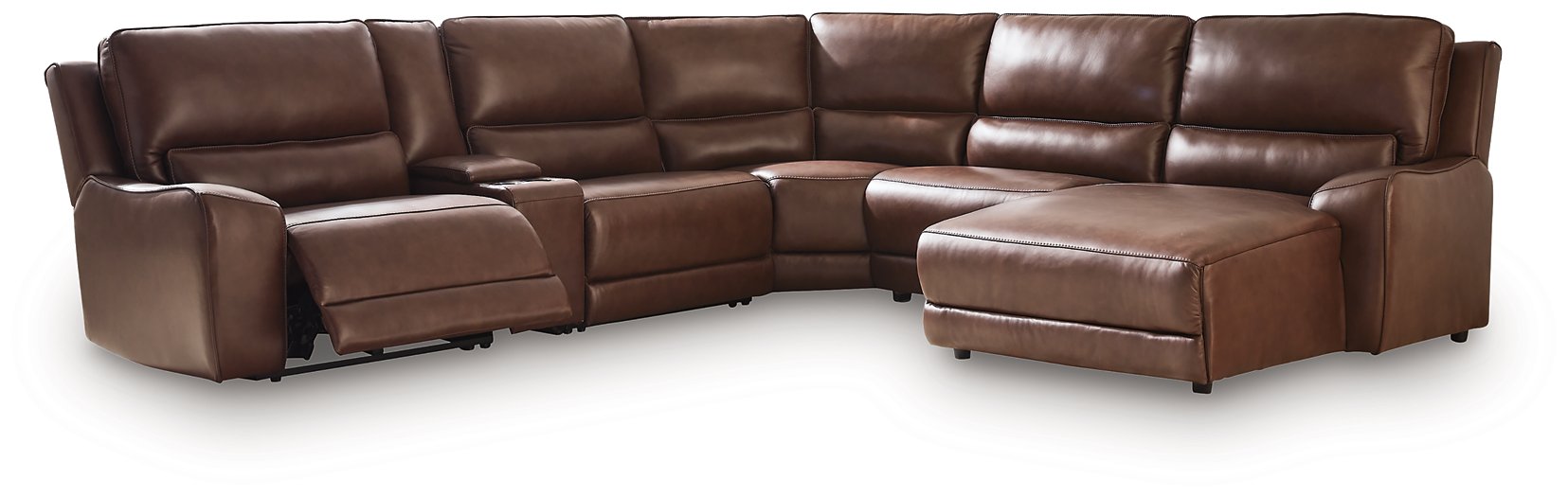 DeepWakes Power Reclining Sectional with Chaise - In Home Furniture (San Antonio, TX)