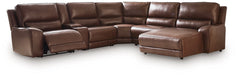 DeepWakes Power Reclining Sectional with Chaise - In Home Furniture (San Antonio, TX)