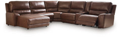 DeepWakes Power Reclining Sectional with Chaise - In Home Furniture (San Antonio, TX)