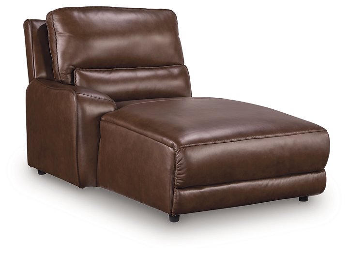 DeepWakes Power Reclining Sectional with Chaise - In Home Furniture (San Antonio, TX)