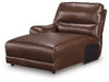 DeepWakes Power Reclining Sectional with Chaise - In Home Furniture (San Antonio, TX)