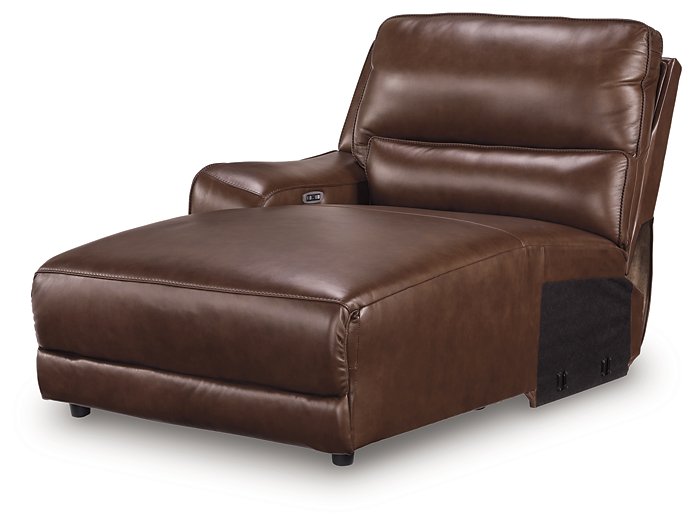 DeepWakes Power Reclining Sectional with Chaise - In Home Furniture (San Antonio, TX)