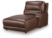 DeepWakes Power Reclining Sectional with Chaise - In Home Furniture (San Antonio, TX)