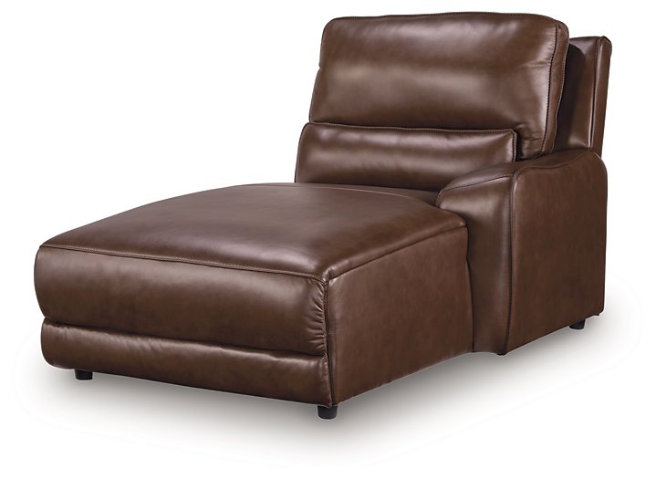 DeepWakes Power Reclining Sectional with Chaise - In Home Furniture (San Antonio, TX)
