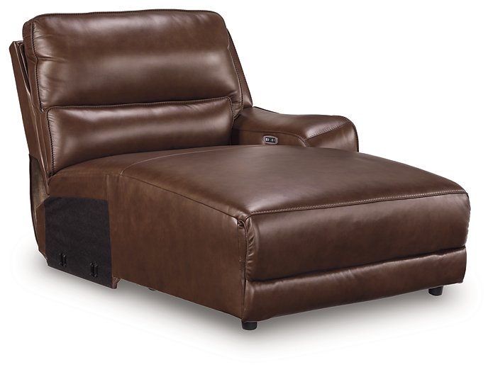 DeepWakes Power Reclining Sectional with Chaise - In Home Furniture (San Antonio, TX)