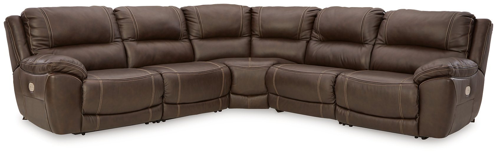 Dunleith Power Reclining Sectional - In Home Furniture (San Antonio, TX)