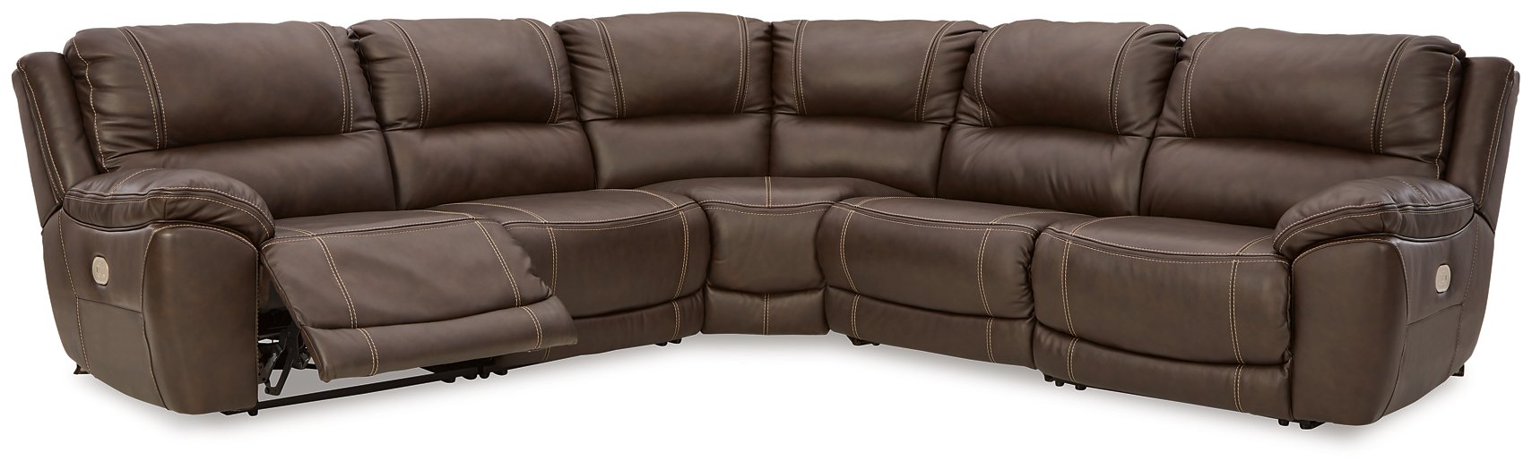 Dunleith Power Reclining Sectional - In Home Furniture (San Antonio, TX)