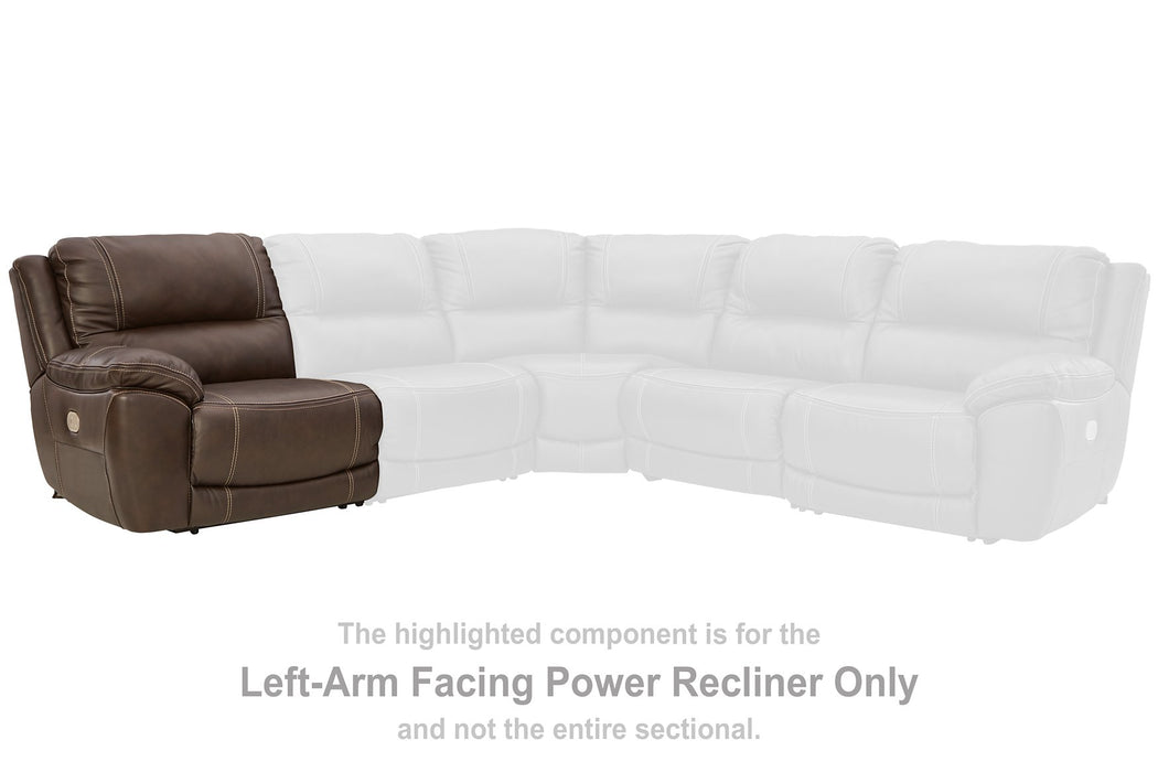 Dunleith Power Reclining Sectional - In Home Furniture (San Antonio, TX)