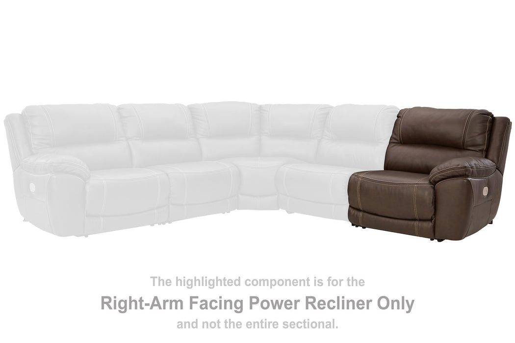 Dunleith Power Reclining Sectional - In Home Furniture (San Antonio, TX)