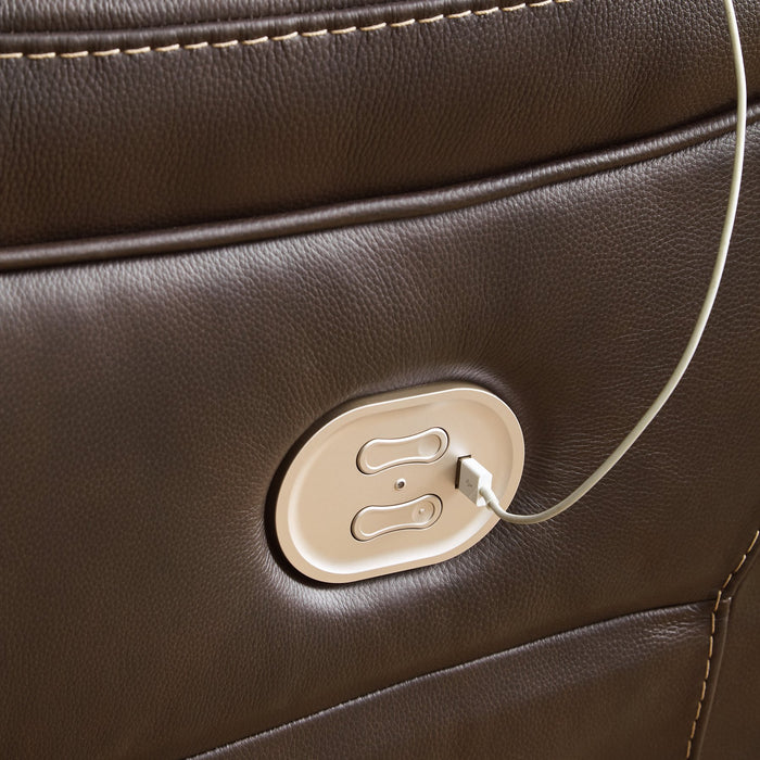 Dunleith Power Reclining Sectional - In Home Furniture (San Antonio, TX)