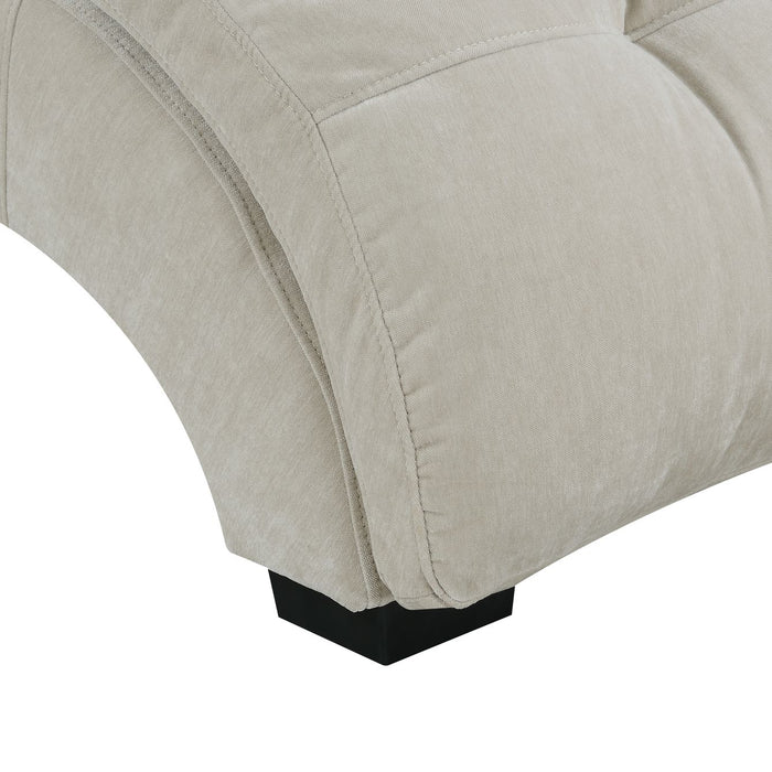Dominick Chaise In Amigo Linen (3A) - In Home Furniture (San Antonio, TX)