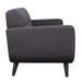 Hadley 4480 KD Love Seat Heirloom Charcoal w/No Pillows - In Home Furniture (San Antonio, TX)
