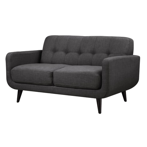 Hadley Sofa & Loveseat Set in Charcoal - In Home Furniture (San Antonio, TX)