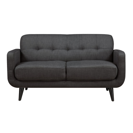 Hadley 4480 KD Love Seat Heirloom Charcoal w/No Pillows - In Home Furniture (San Antonio, TX)