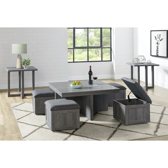 Uster End Table Grey - In Home Furniture (San Antonio, TX)
