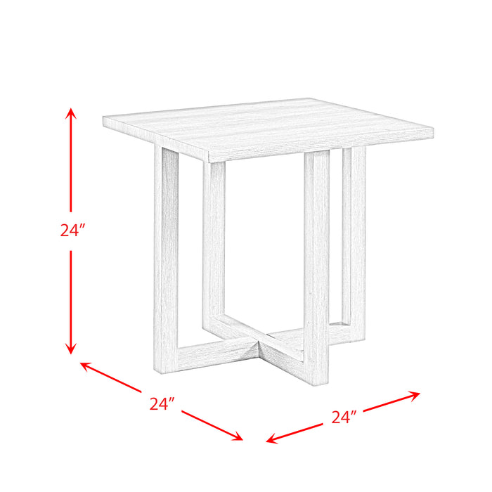 Uster End Table Grey - In Home Furniture (San Antonio, TX)