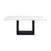 Valentino White Dining Table - In Home Furniture (San Antonio, TX)