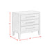 Versailles Contemporary 3-Drawer Nightstand - In Home Furniture (San Antonio, TX)