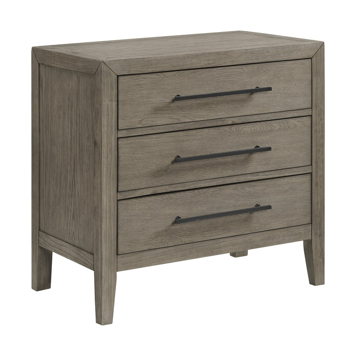 Versailles Contemporary 3-Drawer Nightstand - In Home Furniture (San Antonio, TX)