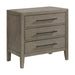Versailles Contemporary 3-Drawer Nightstand - In Home Furniture (San Antonio, TX)