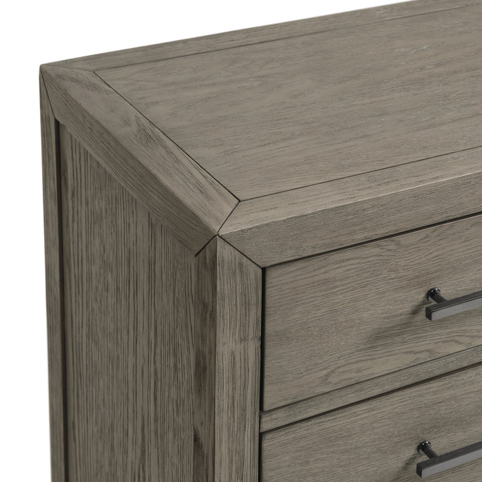 Versailles Contemporary 3-Drawer Nightstand - In Home Furniture (San Antonio, TX)