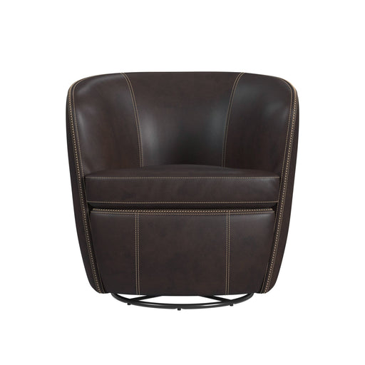 Vito Swivel Chair in Pebble Brown - In Home Furniture (San Antonio, TX)