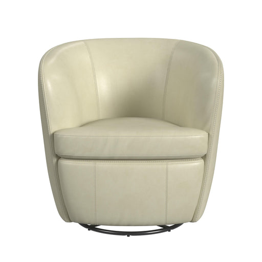 Vito Swivel Chair in Pebble Cream - In Home Furniture (San Antonio, TX)