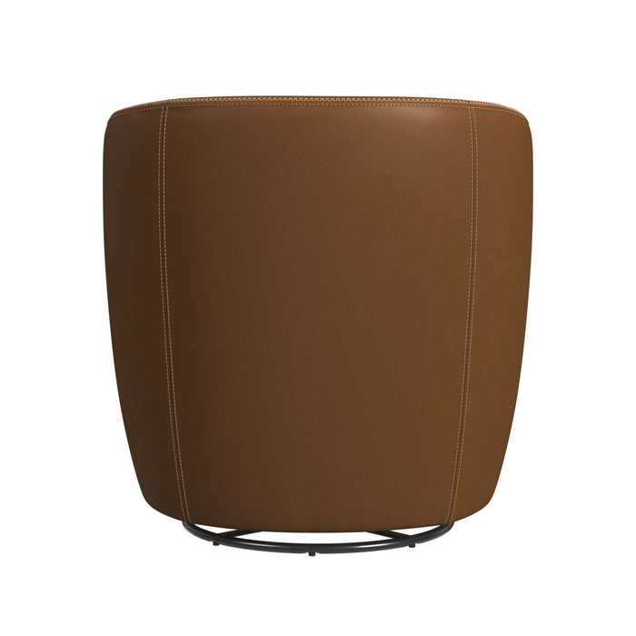 Vito Swivel Chair in Pebble Tan - In Home Furniture (San Antonio, TX)
