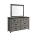 Wade 7-Drawer Dresser & Mirror Set - In Home Furniture (San Antonio, TX)