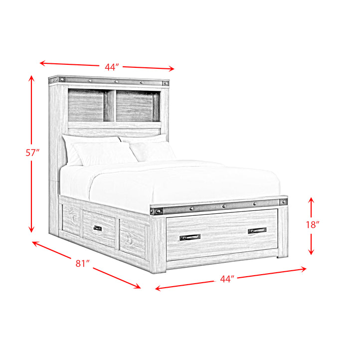 Wade Youth Platform Storage Bed - In Home Furniture (San Antonio, TX)