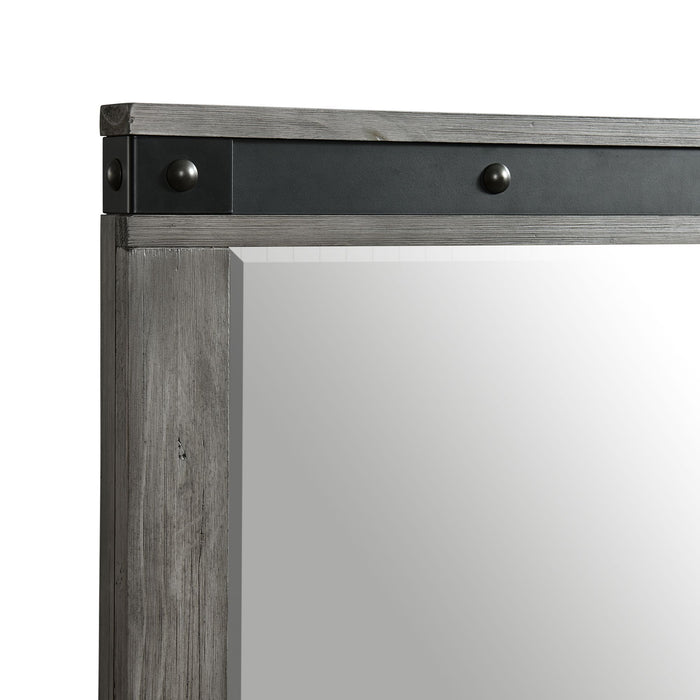 Wade Youth 6 Drawer Dresser & Mirror Set - In Home Furniture (San Antonio, TX)