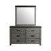 Wade Youth 6 Drawer Dresser & Mirror Set - In Home Furniture (San Antonio, TX)