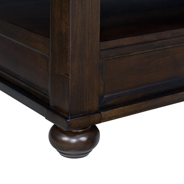 Wagner 3PC Occasional Table Set in Cherry-Rectangular Lift-Top Coffee Table & Two End Table