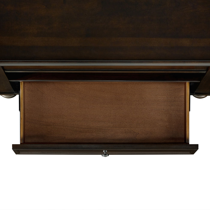 Wagner 2PC Occasional Table Set in Cherry-Square Lift-Top Coffee Table & End Table - In Home Furniture (San Antonio, TX)