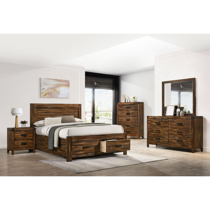 Warner Platform Storage Bedroom Set - In Home Furniture (San Antonio, TX)