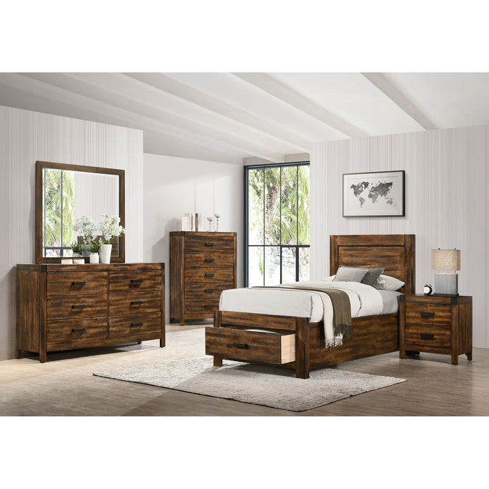 Warner Platform Storage Bed - In Home Furniture (San Antonio, TX)