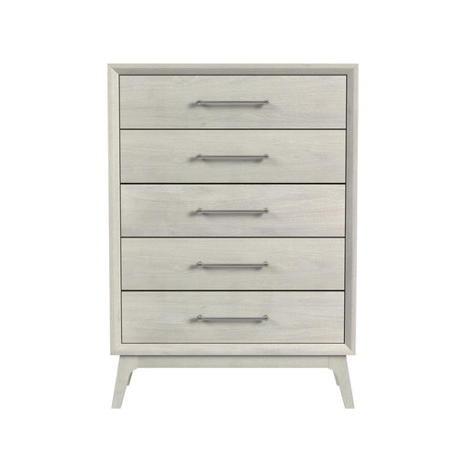 Westland 5-Drawer Chest in Almond - In Home Furniture (San Antonio, TX)