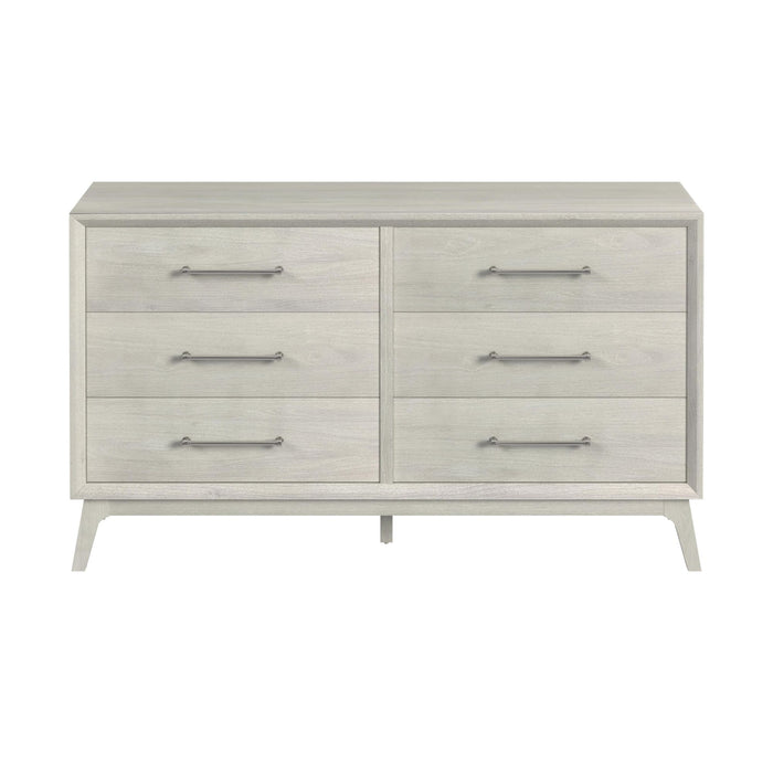 Westland 6-Drawer Dresser in Almond - In Home Furniture (San Antonio, TX)