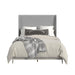 Westland UPH Bed with Grey Fabric - In Home Furniture (San Antonio, TX)