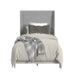 Westland UPH Bed with Grey Fabric - In Home Furniture (San Antonio, TX)