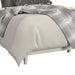 Westland UPH Bed with Grey Fabric - In Home Furniture (San Antonio, TX)