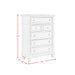Whit-Ash 5-Drawer Chest in Light Grey - In Home Furniture (San Antonio, TX)