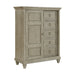 Whit-Ash Panel Bedroom Set with Door Chest - In Home Furniture (San Antonio, TX)