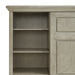 Whit-Ash Panel Bedroom Set with Door Chest - In Home Furniture (San Antonio, TX)