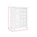 Whit-Ash Panel Bedroom Set with Door Chest - In Home Furniture (San Antonio, TX)